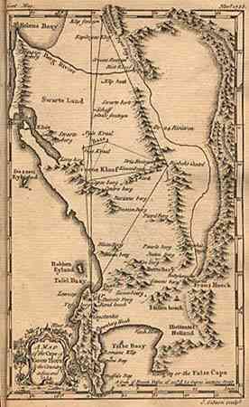 A Map of the Cape of Good Hope & the Country adjacent