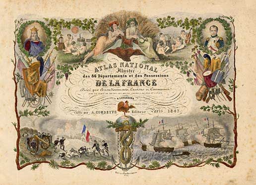 Atlas national Illustre des 86 Departements et des Possions De La France