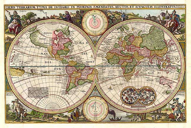 Orbis Terrarum Typus De Integro In Plurimis Emendatus, Auctus, et Icunculis Illustratus