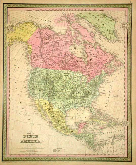 Map of North America