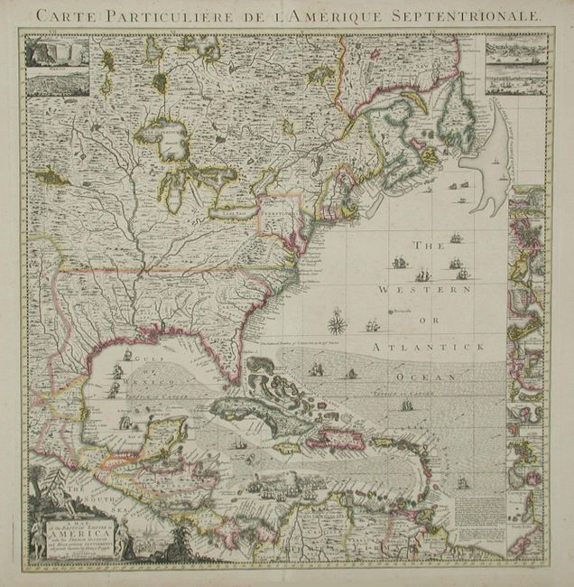 A Map of the British Empire in America with the French, Spanish and Hollandish Settlements