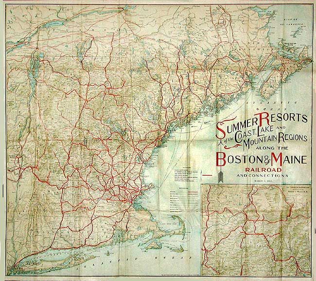 Summer Resorts of the Coast, Lake and Mountain Regions along the Boston & Maine Railroad and Connections