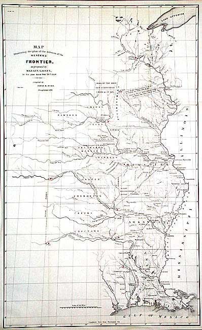 Map Illustrating the plan of the defences of the Western & North-Western Frontier  [set of 3 maps]