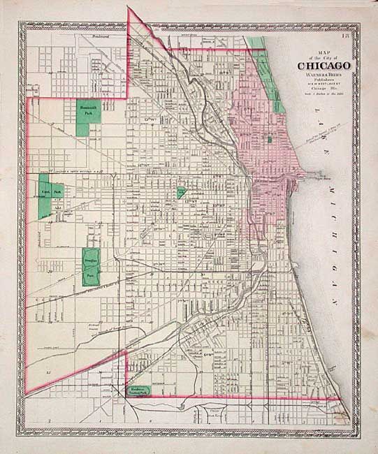 Map of the City of Chicago