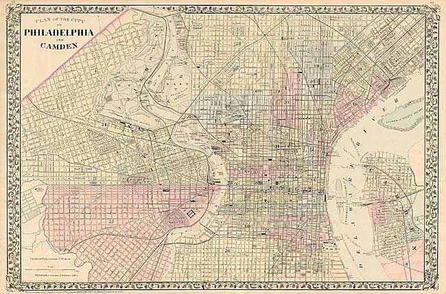 Plan of the City of Philadelphia and Camden