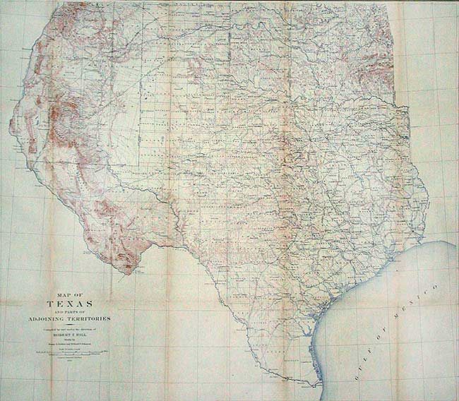 Map of Texas and parts of Adjoining Territories