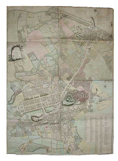 To The Right Honourable The Lord Provost Magistrates and Council of the City of Edinburgh this Plan of the Old and New Town of Edinburgh and Leith with the Proposed Docks is most humbly inscribed by their obedient servant John Ainslie Land-Surveyor
