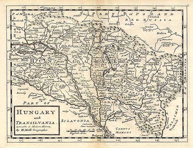 Hungary and Transilvania agreeable to Modern History