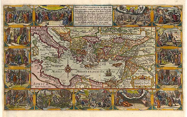 Tabula Geographica, in Qua Omnes Regiones, Urbes, Oppida, et Loca Describuntur, quorum mentio sit in Actis et Epistolis Apostolorum, et Apaocalypsi