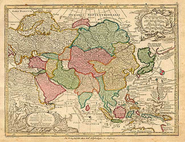 Asia Cum omnibus Imperiis Provinciis Statibus et Innsulis Correcta et adornata