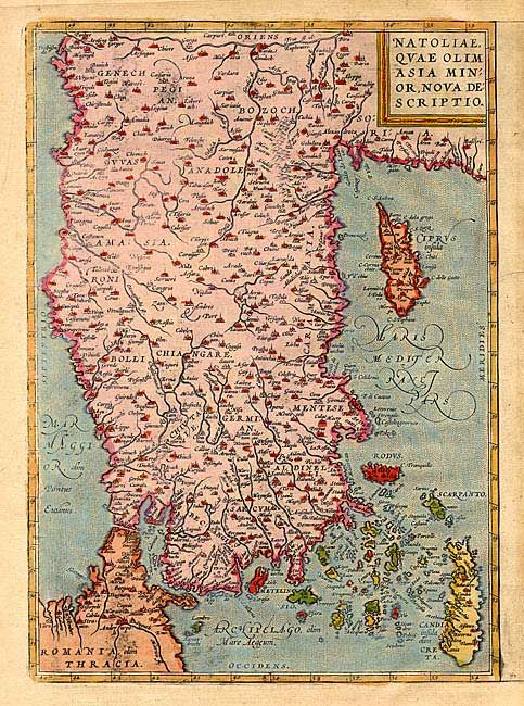 Natoliae, Quae Olim Asia Minor, Nova Descriptio