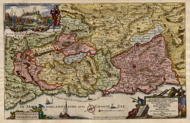 Geographische beschryvinge van t' Beloofde-Landt Canaan, doorwandelt van onsen Heere ende Salichmaecker Iesu Christo neffens syne Apostelen