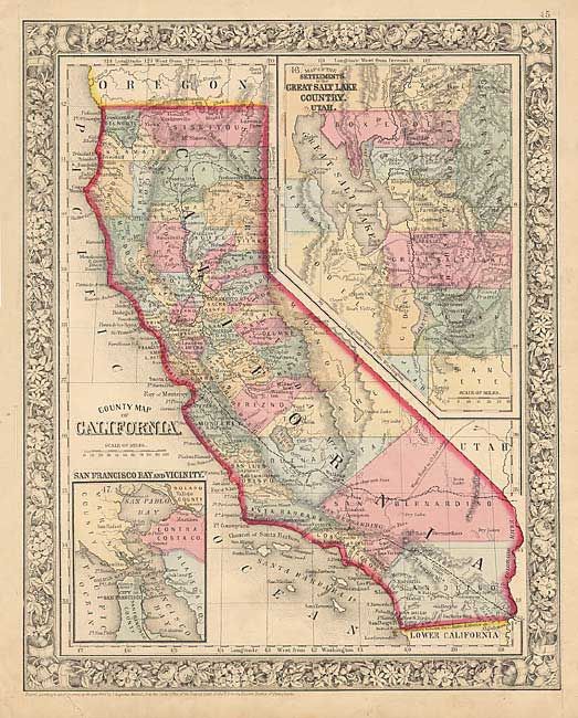 County Map of California