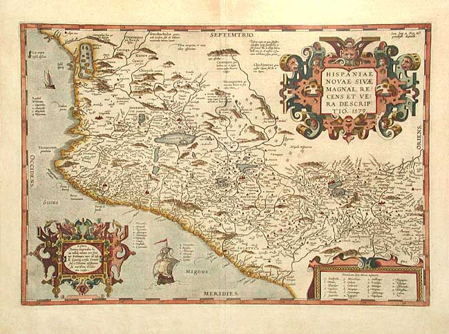 Hispaniae Novae Sivae Magnae, Recens et vera Descriptio.  1579