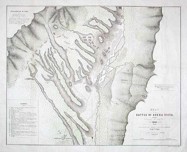 Plan of the Battle of Buena-Vista Fought February 22nd and 23rd 1847