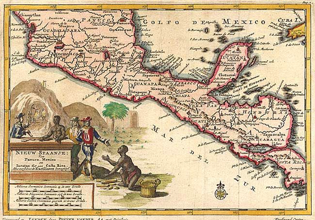 Nieuw Spaanje; van Panuco Mexico en Iucatan Tot aan Costa Rica