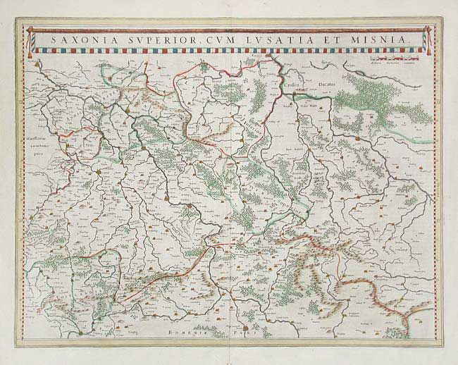 Saxonia Superior, Cum Lusatia et Misnia
