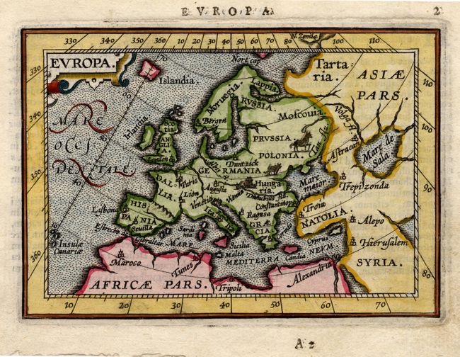 Typus Orbis Terrarum [in set with] America [and] Asia [and] Africa [and] Europa