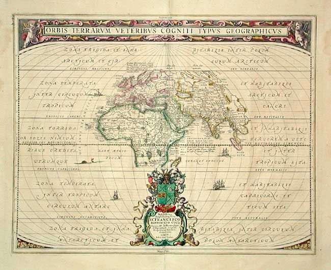 Orbis Terrarum Veteribus Cogniti Typus Geographicus