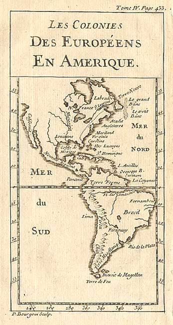 Les Colonies des Europeens en Amerique