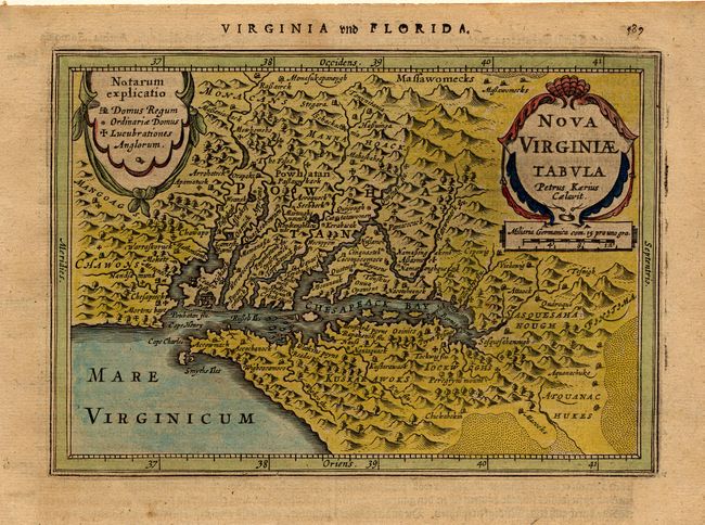 Nova Virginiae Tabula