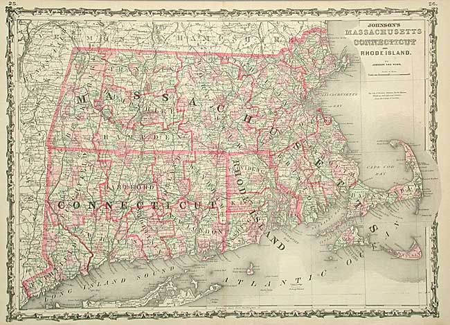 Johnson's Massachusetts Connecticut and Rhode Island