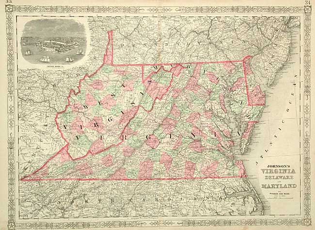 Johnson's Virginia, Delaware and Maryland
