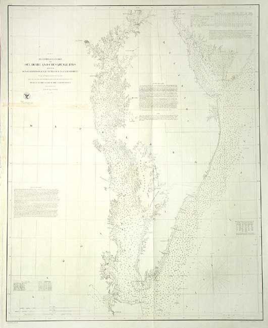 Preliminary Chart of Delaware and Chesapeake Bays and the Sea Coast from Cape Henlopen to Cape Charles