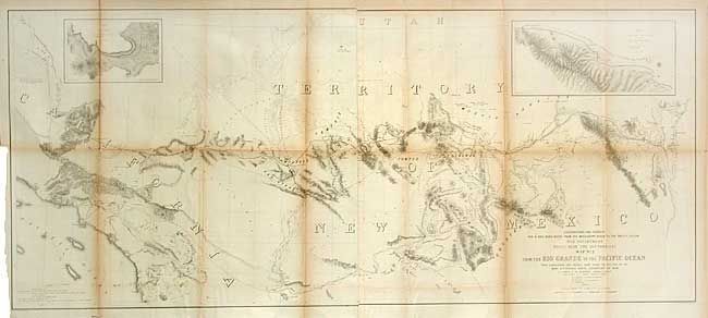Map No. 2. From the Rio Grande to the Pacific Ocean