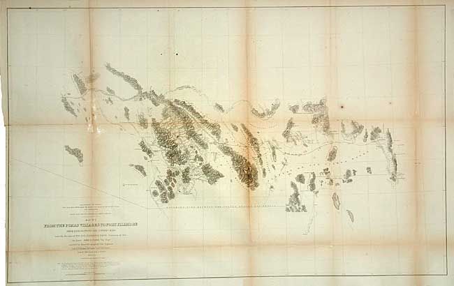 Map No. 2  From the Pimas Villages to Fort Fillmore
