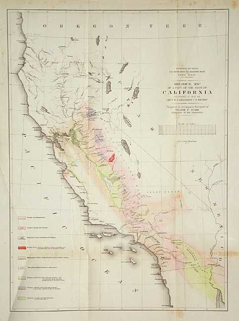 Geological Map of a Part of the State of California