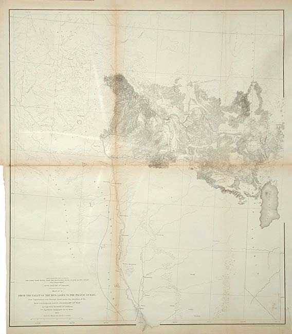 Map No. 4 From the Valley of the Mud Lakes to the Pacific Ocean