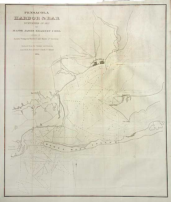 Pensacola Harbor & Bar Surveyed in 1822