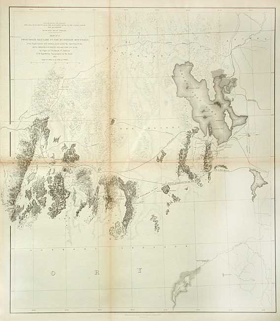 Map No. 2  From Great Salt Lake to the Humboldt Mountains