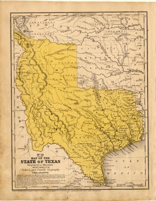 No. 13 Map of the State of Texas