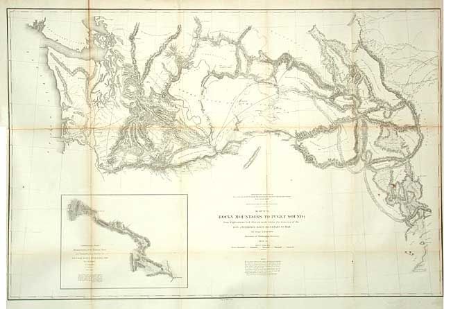 Map No. 3 Rocky Mountains to Puget Sound