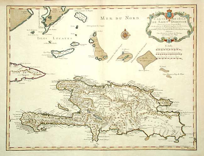 Carte de l' Isle de Sant Domingue