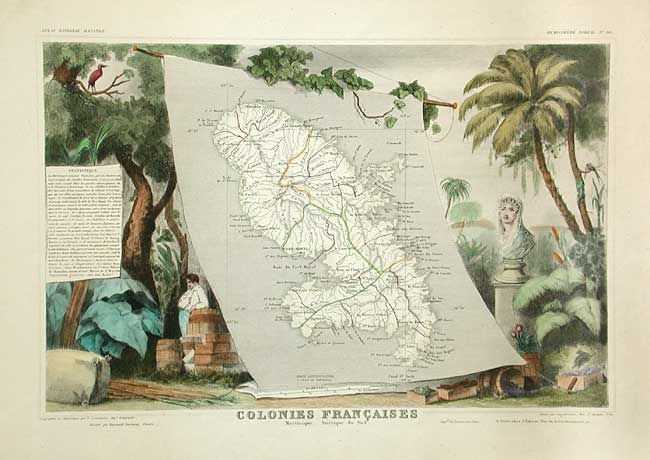 Colonies Francaises Martinique. Amerique du Sud