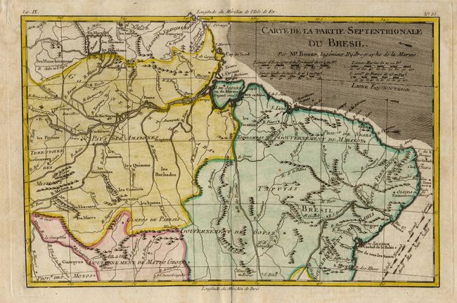 Carte de la Partie Meridionale du Bresil [and] Carte de la Partie Septentrionale du Bresil