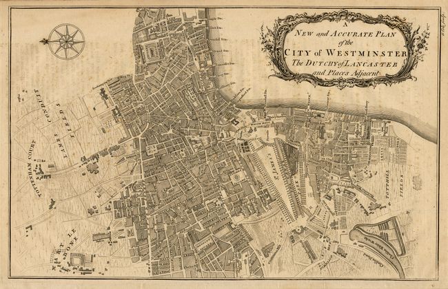 A New and Accurate Plan of the City of Westminster the Duchy of Lancaster and Places Adjacent