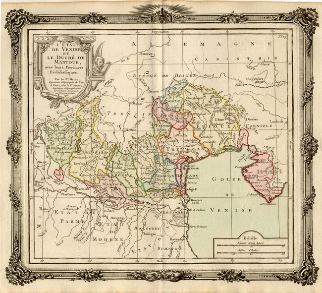 L'Etat de Venise et le Duche de Mantoue avec leurs Provinces Ecclesiastiques