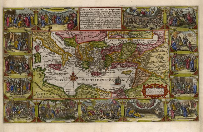 Tabula Geographica, in qua Omnes Regiones, Urbes, Oppida, et Loca Describuntur