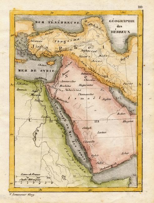 Geographie des Hebreux