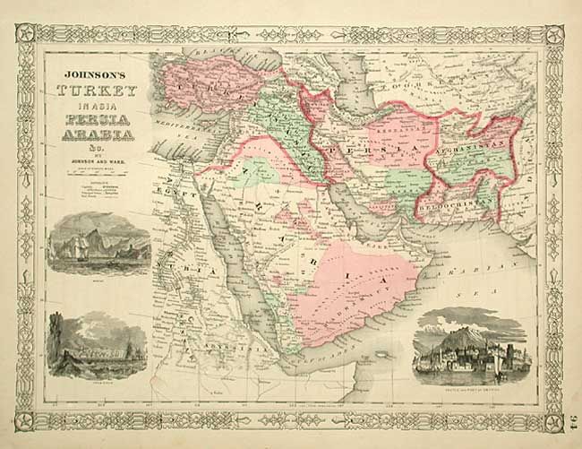 Johnson's Turkey in Asia Persia Arabia &c.