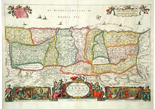 Het Beloofde Landt Canaan door wandelt van onsen Salichmaecker Iesus Christo, neffens syne Apostelen