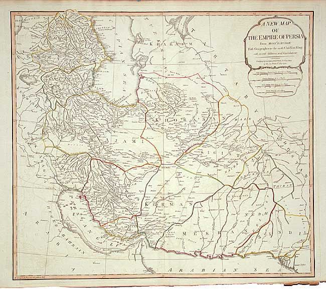 A New Map of the Empire of Persia