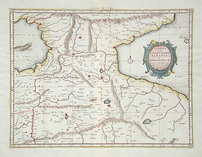 Tab. III. Asiae in qua Colchis, Iberia Albania, ac Armenia Maior.