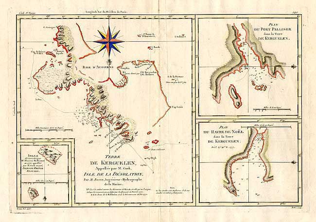 Terre de Kerguelen, Appellee par M. Cook, Isle de la Desolation