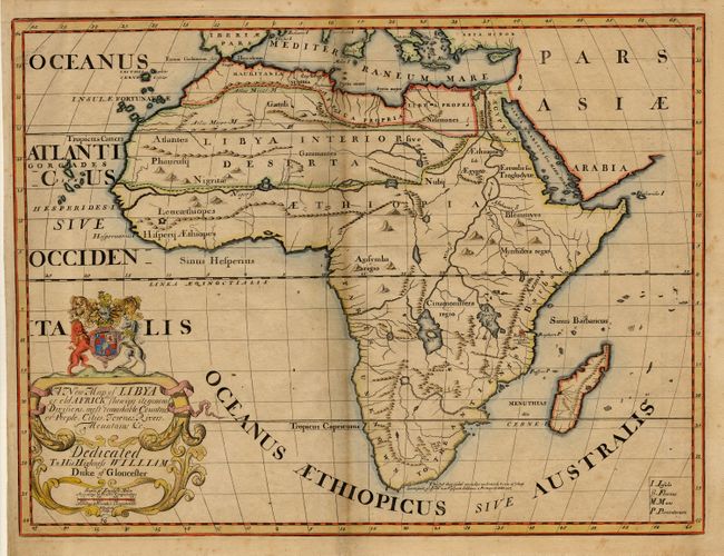 A New Map of Libya or old Africk