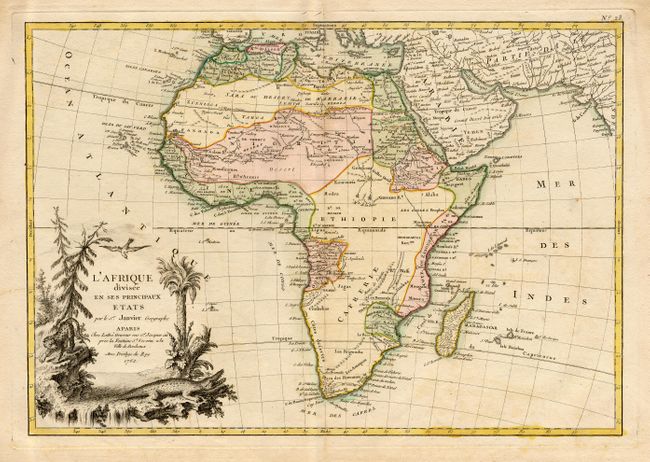 L'Afrique divisee en ses Principaux Etats